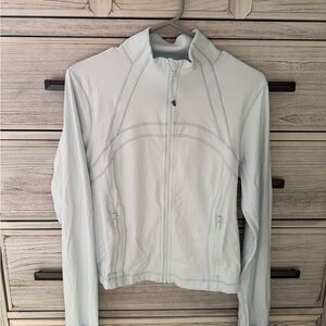 Lululemon ice blue cropped define jacket